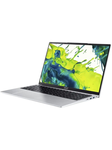 Ноутбук Acer Aspire Lite AL17-31P-3498, 17.3" (1920x1080) IPS/Intel Core 3 N355/8 ГБ DDR5/512 ГБ SSD/Intel Graphics/Без системы, Серебристый (NX.DDVCD.001)