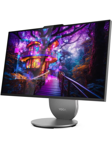 Моноблок Lenovo Yoga AIO 27IAH10, 27" (2560x1440) IPS 120 Гц / Intel Core Ultra 9 285H / 32 DDR5 / 1024 ГБ SSD / NVIDIA GeForce RTX 4050 для ноутбуков (6 Гб) / Windows 11 Home / Клавиатура, мышь, Серый (F0J20046RU)