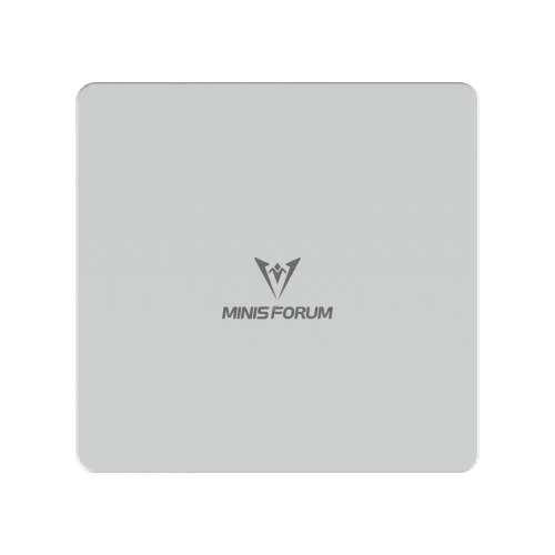 Мини-ПК MINISFORUM UN1245, Intel Core i5-12450H / 16 ГБ DDR4 / 1024 ГБ SSD / Intel UHD Graphics / Windows 11 Pro, серебристый (UN1245 / 16GB+1TB)