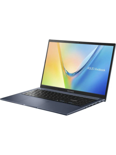 Ноутбук ASUS Vivobook 15 M1502XA-BQ017, 15.6" (1920x1080) IPS/AMD Ryzen 7 7840HS/8 ГБ DDR5/512 ГБ SSD/AMD Radeon Graphics/Без системы, Синий (90NB19L1-M000S0)
