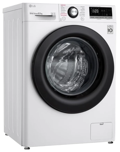 Стиральная машина LG F2V3GS6W, белый/черный