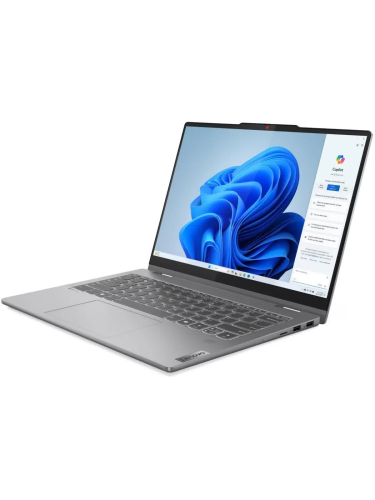Ноутбук Lenovo IdeaPad 5 2-in-1 14IRH9, 14" (1920x1200) IPS/Intel Core i5-13420H/16 ГБ DDR5/512 ГБ SSD/Intel UHD Graphics/Без системы, Серый (83KX006XRK)