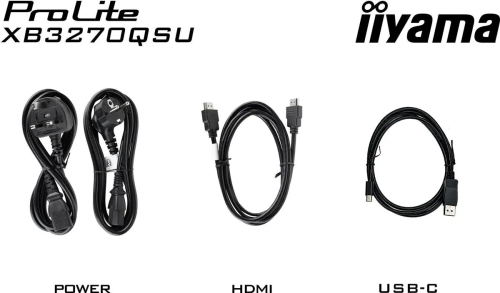 Монитор Iiyama 31.5" ProLite XB3270QSU-B1 2560x1440 IPS черный