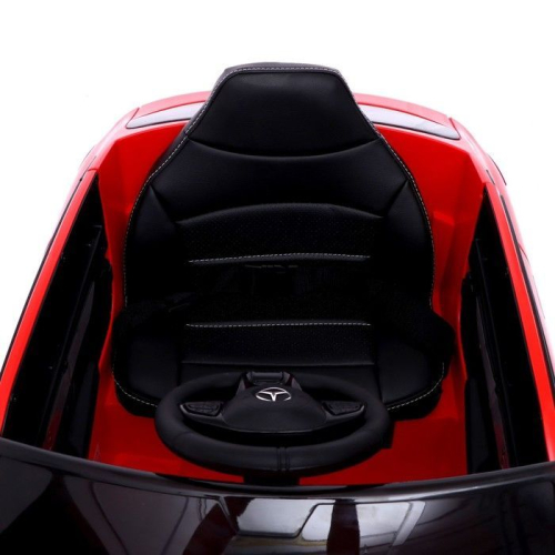 Электромобиль MERCEDES-BENZ GLC COUPE, EVA колеса, кожаное сидение, цвет красный