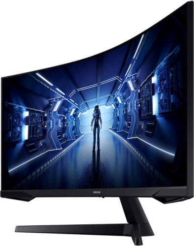 Монитор Samsung 34" Odyssey G5 C34G55TWWI 3440x1440 VA LED 165Гц 4ms FreeSync Premium HDMI DisplayPort