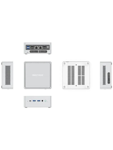 Мини-ПК MINISFORUM Mini NAB6 Lite, Intel Core i5-12600H / Отсутствует DDR4 / Отсутствует SSD / Intel Iris Xe Graphics / Windows 11 Pro, белый (NAB6LITE / BAREBONE)