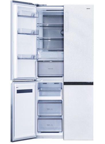 Холодильник Side-by-Side Centek CT-1746 NF White Glass  