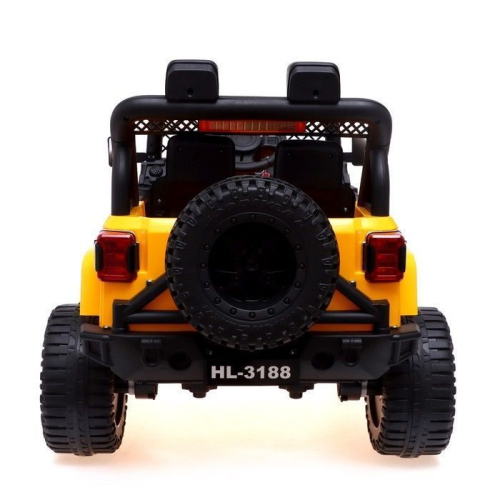 Электромобиль «Джип», цвет жёлтый