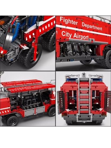 Конструктор Mould King Пожарная машина с распылением воды на п/у 19004