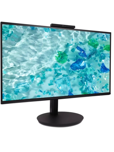 Монитор ACER Vero CB242YD6bmiprcx 23,8'', IPS, 1920x1080, 1 / 4ms, 250cd, 120Hz, 1xVGA + 1xHDMI+ 1xDP + SPK + Audio In/Out + Webcam 5M/Mic array, Speakers 5Wx2,  hadj 165, Vesa:100x100