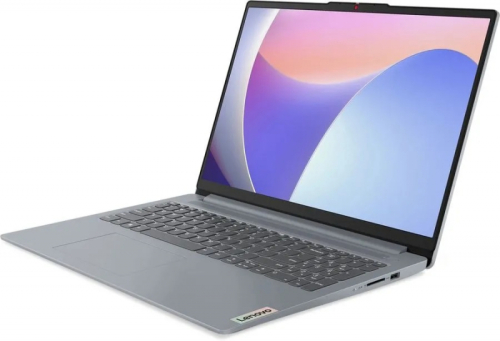 Ноутбук Lenovo IdeaPad Slim 3 15IRU8, 15.6" (1920x1080) TN/Intel Core i3-1305U/8ГБ LPDDR5/256ГБ SSD/UHD Graphics/Без ОС, серый (82X7004BPS)