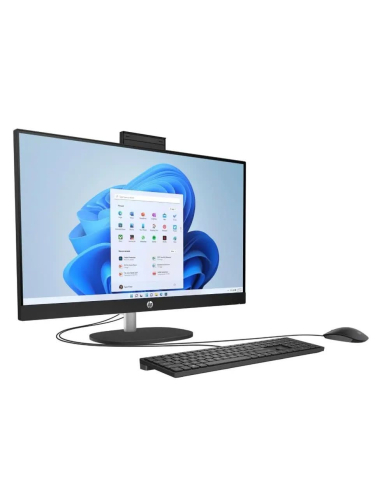 Моноблок HP 27-cr0033ci, 27" (1920x1080) IPS / Intel Core i3-1315U / 8 DDR4 / 512 ГБ SSD / Intel UHD Graphics / Windows 11 Home / Клавиатура, мышь, Черный (7Y0F2EA#UUQ)