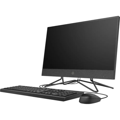 Моноблок HP 200 G4, 21.5" (1920x1080) IPS / Intel Core i5-1235U / 8 DDR4 / 512 ГБ SSD / Intel Iris Xe Graphics / Без ОС / Клавиатура, мышь, Черный (6D418EA)