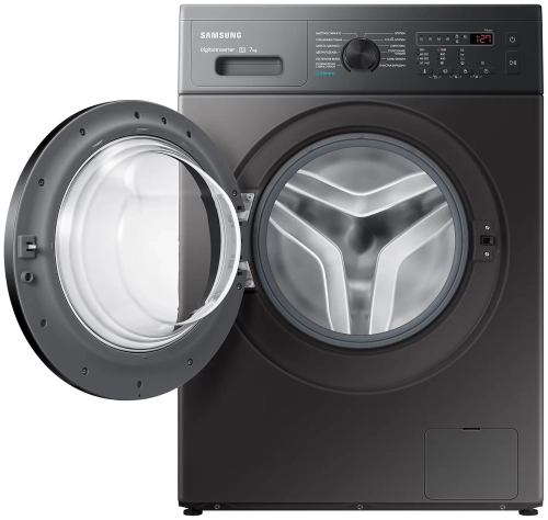 Стиральная машина Samsung WW70A4S20CX/LP, инокс/черный