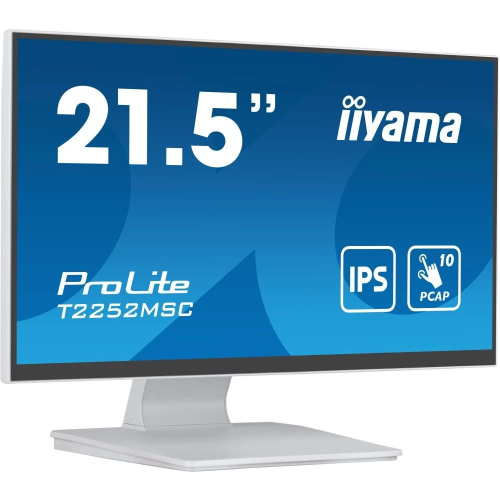 Монитор Iiyama 21.5" ProLite T2252MSC-W2 FHD IPS LED белый