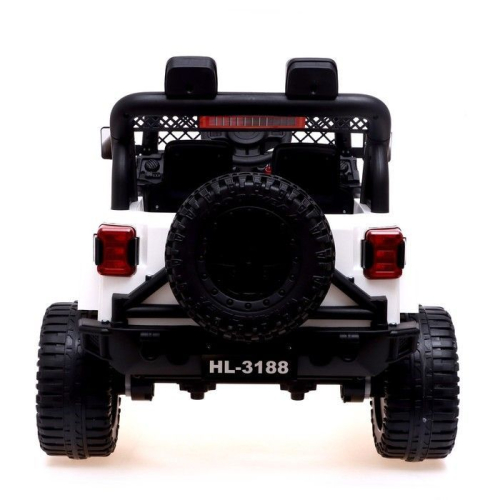 Электромобиль «Джип», цвет белый