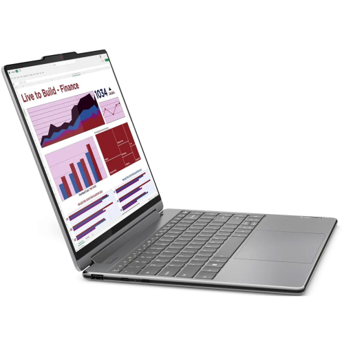 Ноутбук Lenovo Yoga 9 2-in-1 14IMH9, 14" (3840x2400) OLED/Intel Core Ultra 7 155H/32 ГБ LPDDR5X/1024 ГБ SSD/Intel Arc Graphics/Windows 11 Home, Серый (83AC005ERK)