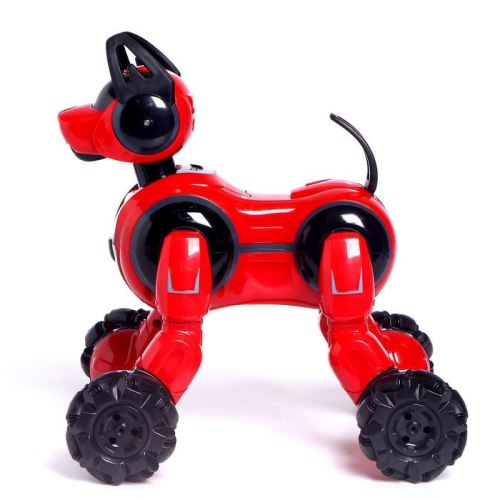 Робот-собака «Кибер пёс», управление жестами, световые и звуковые эффекты, цвет красный Робот-собака «Кибер пёс», управление жестами, световые и звуковые эффекты, цвет красный
