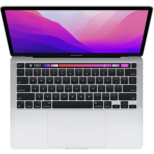 Ноутбук Apple MacBook Pro 13 2022, 13.3" (2560x1600) Retina/Apple M2/8ГБ DDR5/512ГБ SSD/M2 10-core GPU/MacOS/блок питания EU, серебристый (MNEQ3_RUSG)