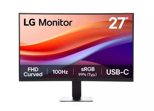 Монитор LG 27" 27U421A-B FHD VA LED 5ms 100Hz, 1500R черный (27U421A-B.ARUQ)