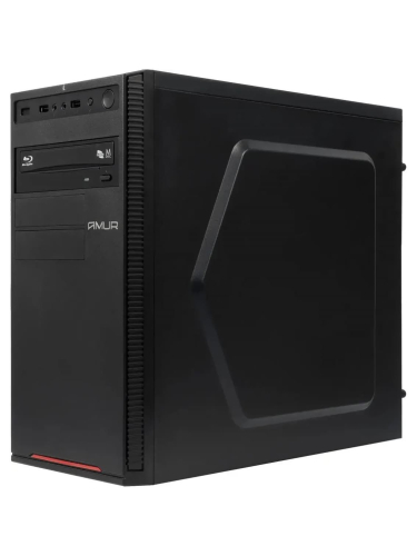 Системный блок Amur Нарвал B7I21 MT, Intel Core i5-12400 / 16 ГБ DDR5 / 512 ГБ SSD / Intel UHD Graphics / Без ОС / Клавиатура, мышь, черный (2147008)