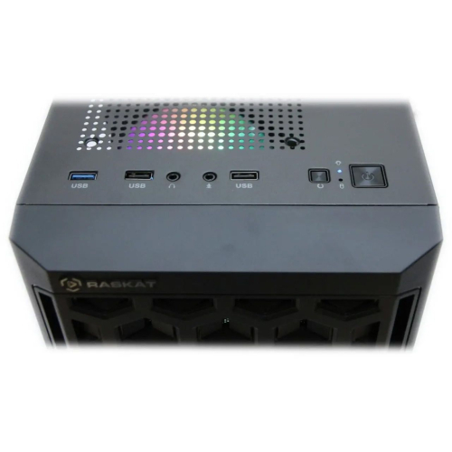 Системный блок Raskat STRIKE 320, Intel Core i3-12100F / 16 ГБ DDR4 / 512 ГБ SSD / NVIDIA GeForce RTX 3050 (6 Гб) / Без ОС, черный (STRIKE320190434)
