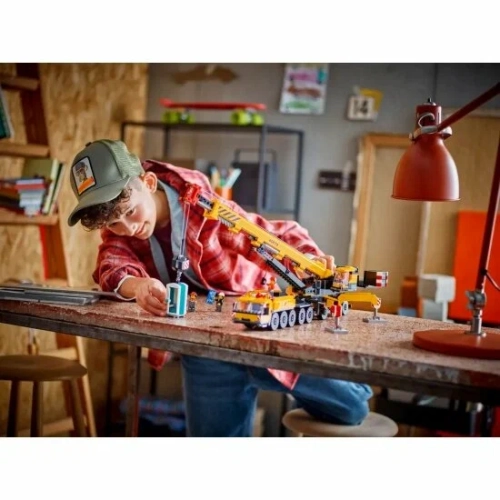 Конструктор Lego City 60409 Желтый передвижной строительный кран