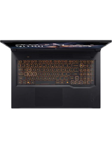 Ноутбук Acer Nitro V 17 AI ANV17-41-R6A6, 17.3" (1920x1080) IPS 144 Гц/AMD Ryzen 7 260/16 ГБ DDR5/1024 ГБ SSD/NVIDIA GeForce RTX 5060 для ноутбуков (8 Гб)/Windows 11 Pro, Черный (NH.QYVCD.005_Win11P)