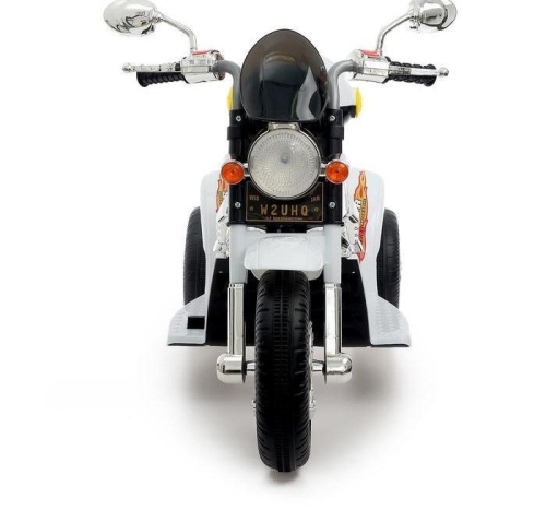 Электромобиль «Чоппер», с аккумулятором, световые и звуковые эффекты, цвет белый