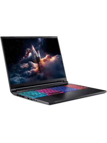 Ноутбук Acer Nitro V 16S ANV16S-71-58YF, 16" (1920x1200) IPS 180 Гц/Intel Core 5 210H/16 ГБ DDR5/1024 ГБ SSD/NVIDIA GeForce RTX 5060 для ноутбуков (8 Гб)/Без системы, Черный (NH.U28CD.001)
