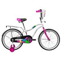 Велосипед 20" Novatrack CANDY, белый