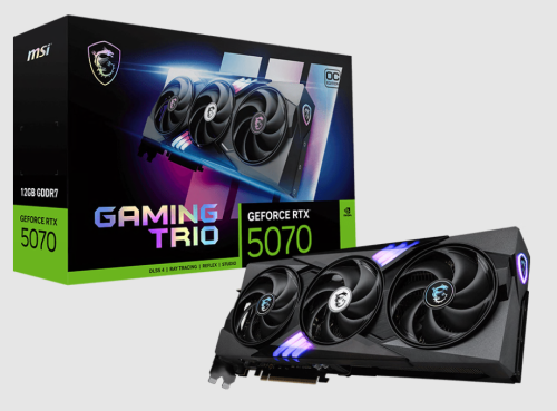 Видеокарта PCIE16 RTX5070 12GB RTX 5070 12G GAMING TRIO OC MSI