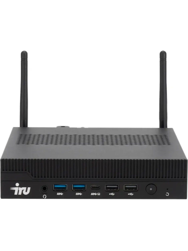 Мини-ПК iRU Tactio 310H6ITF, Intel Core i3-14100/8 ГБ DDR5/256 ГБ SSD/Intel UHD Graphics/Windows 11 Pro, черный (2176177)