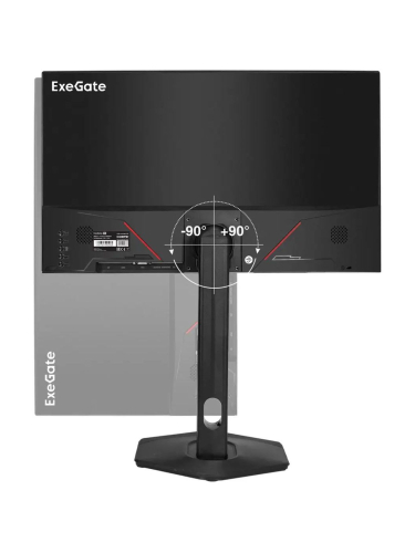 Монитор ExeGate 23.8" EH2400C ProSmart черный {IPS 1920x1080 100Hz 3-5ms 16:9 250cd 1000:1 178/178 AudioOut Speakers D-Sub HDMI DisplayPort HAS Pivot VESA} [EX300347RUS]
