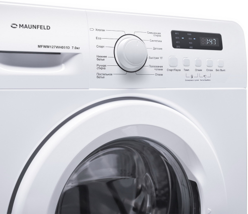 Стиральная машина Maunfeld MFWM127WH051D 