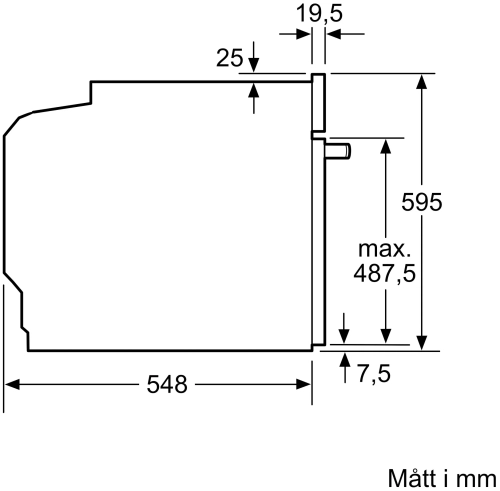 Электрический духовой шкаф Bosch HBA530BB0S, черный