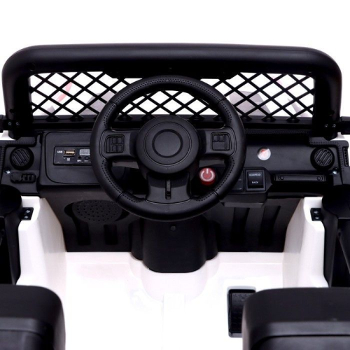 Электромобиль «Джип», цвет белый