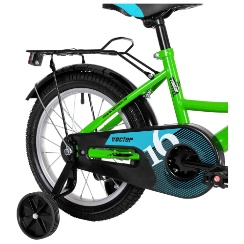 Велосипед 16" Novatrack VECTOR, лаймовый