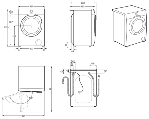 Стиральная машина AEG L9FEA69S