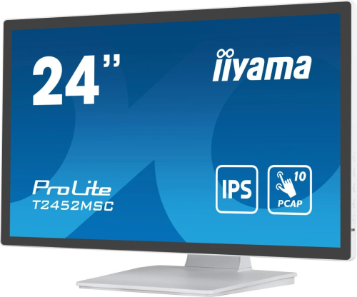 Монитор Iiyama 23.8" ProLite T2452MSC-W1 FHD Touch IPS LED белый