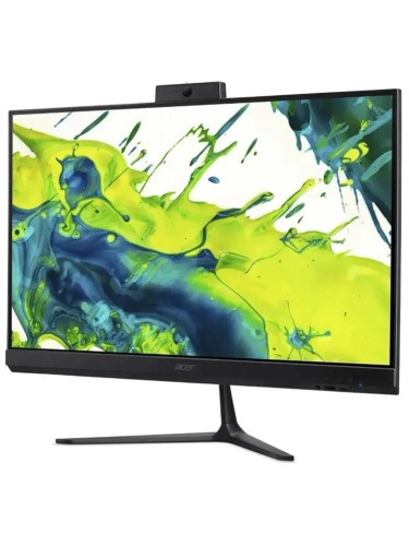 Моноблок Acer Aspire C24-2, 23.8" (1920x1080) IPS 120 Гц / Intel Core 5 120U / 16 DDR4 / 512 ГБ SSD / Intel Graphics / Без ОС / Клавиатура, мышь, Черный (DQ.BRRCD.002)