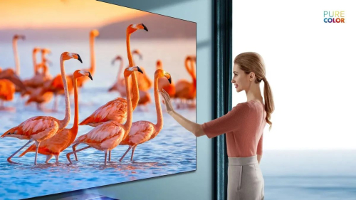 Телевизор LED Hisense 100" Laser TV 100L5F черный 4K Ultra HD 100Hz DVB-T DVB-T2 DVB-C DVB-S DVB-S2 WiFi Smart TV