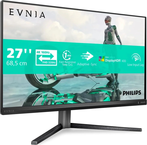 Монитор Philips 27" Evnia 27M2N3800A IPS UHD, 5ms, 160Hz, черный 27M2N3800A/01