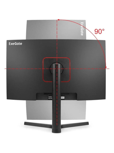 Монитор ExeGate 27" EC2700TA Combat {VA 2560x1440 Curved 165Hz 1ms 16:9 300cd 3000:1 178/178 2xHDMI DisplayPort USB Speakers} [EX297303RUS]