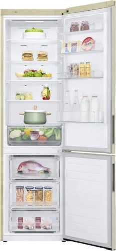 Холодильник с морозильником LG GA-B509CESL