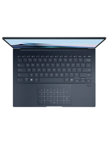 Ноутбук ASUS Zenbook 14 OLED UX3405CA-PP679, 14" (2880x1800) OLED 120 Гц/Intel Core Ultra 9 285H/32 ГБ LPDDR5X/1024 ГБ SSD/Intel Arc Graphics/Windows 11 Pro, Синий (90NB14W1-M01090-WIN)