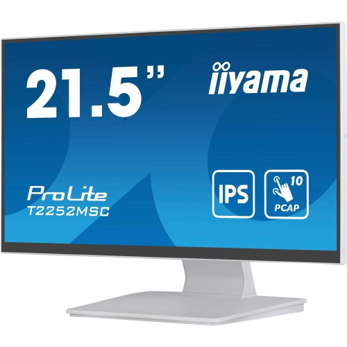 Монитор Iiyama 21.5" ProLite T2252MSC-W2 FHD IPS LED белый
