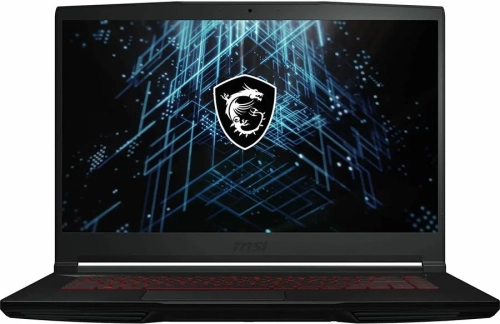 Ноутбук MSI GF63 12HW-005XRU, 15.6", IPS, Intel Core i5 12500H 2.5ГГц, 16ГБ, 512ГБ SSD, Intel Arc A370M - 4096 Мб, Free DOS, черный