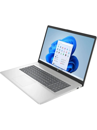 Ноутбук HP 17-cp3166mg, 17.3" (1920x1080) IPS/AMD Ryzen 7 7730U/16 ГБ DDR4/512 ГБ SSD/AMD Radeon Graphics/Без системы, Серебристый (802H9EA)