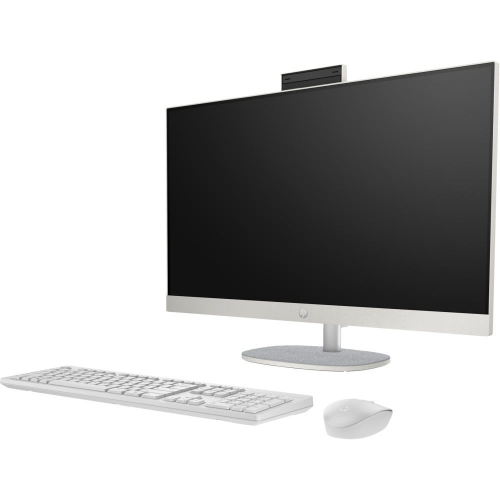 Моноблок HP 27-cr0008ci, 27" (1920x1080) IPS / AMD Ryzen 5 7520U / 8 DDR5 / 512 ГБ SSD / AMD Radeon Graphics / Windows 11 Home / Клавиатура, мышь, Белый (7Y0D0EA#UUQ)
